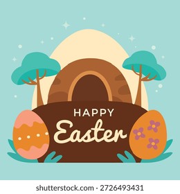 Diseño y Anuncio del poste del Domingo de Pascua