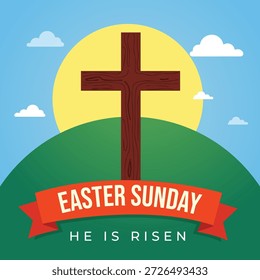 Diseño y Anuncio del poste del Domingo de Pascua