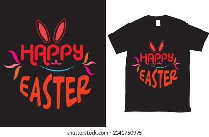 easter sunday Vector PNG tshirt design Colorful  Letters Vector
