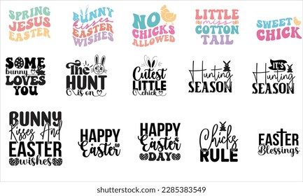 Easter SVG Design Template, Easter SVG Design Bundle, Easter SVG Design. 