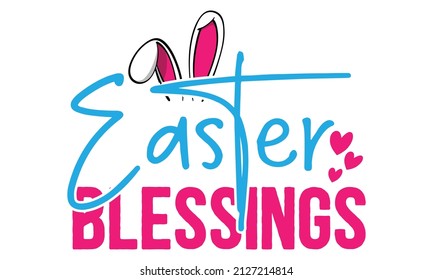 Easter SVG Quotes Design Template