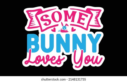 Easter SVG stickers Design Template
