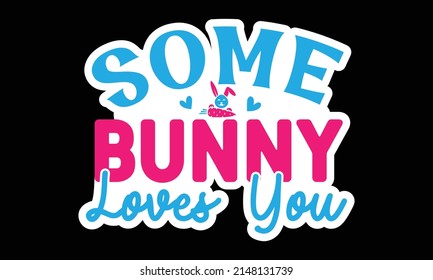 Easter SVG stickers Design Template