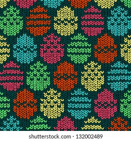 Easter Sweater Pattern, vector eps10 illustration