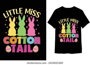 easter t shirt design bunny eggs