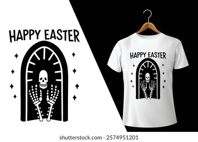 easter t shirt design illustration