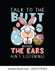Easter t shirt design and print template. Easy to editable and high quality file.
