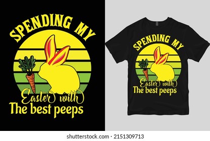 Easter t shirt design vector