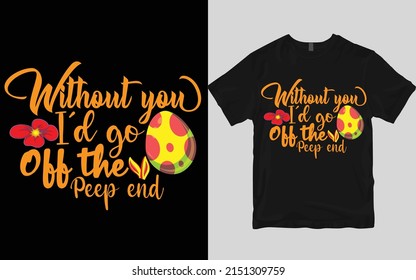 Easter t shirt design vector