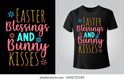 Easter T Shirts Typography Design For Black Shirt Vector, PNG, Print Ready