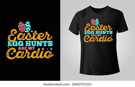 Easter T Shirts Typography Design For Black Shirt Vector, PNG, Print Ready