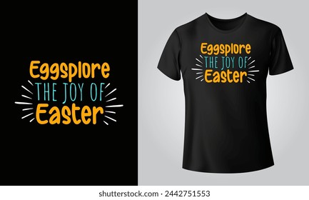 Easter T Shirts Typography Design For Black Shirt Vector, PNG, Print Ready