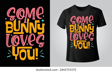 Easter T Shirts Typography Design For Black Shirt Vector, PNG, Print Ready