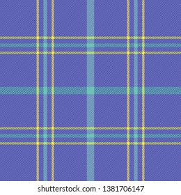 Easter Tartan plaid. Scottish pattern in red, yeiiow and green cage. Scottish cage. Traditional Scottish checkered background. Seamless fabric texture. Vector illustration