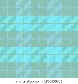 Ostern Tartan plaid. Schottisches Muster in blauem und grünem Käfig. Schottischer Käfig. Traditioneller schottischer, karierter Hintergrund. Nahtlose Textur. Vektorgrafik