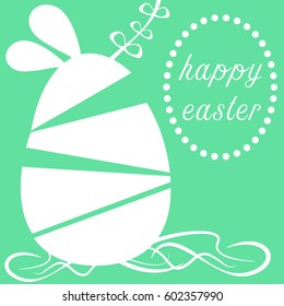 easter template annual report brochure flyer design template vector, Leaflet cover presentation abstract flat background, square size