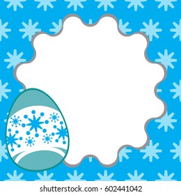 easter template annual report brochure flyer design template vector, Leaflet cover presentation abstract flat background, square size