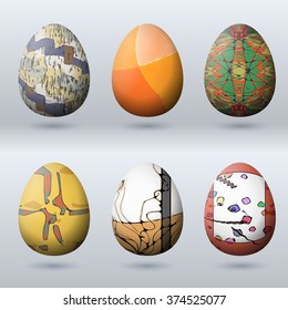 easter template set egg vintage happy design greeting logo card old-fashioned easter egg design letterhead template series for reception postcard laughing easter easter template set egg vintage happy