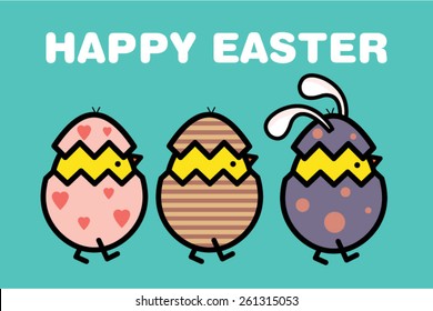 easter template vector/illustration