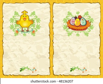 Easter textured backgrounds