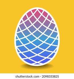 Easter theme. Vector color illustration.