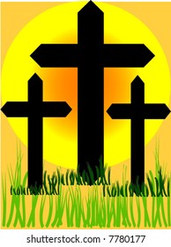 Easter themed graphic for web-page, scrap-booking, backgrounds and more