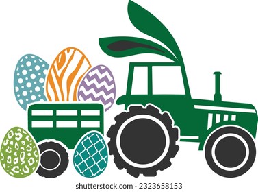 Easter Tractor - Holiday Tractor