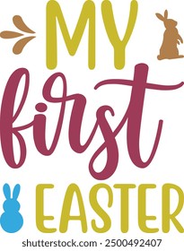 easter t-shirt design. t-shirt design