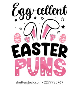 Easter T-shirt design Bundle, Bunny Easter T-Shirt set, easter t-shirt vector, Happy Easter day element, bunny t-shirt vector