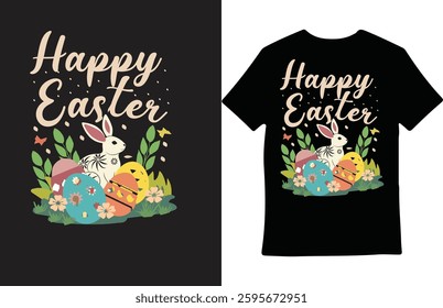 Easter t-shirt design Do you need any type of t-shirt design? I can do all kinds of design.

