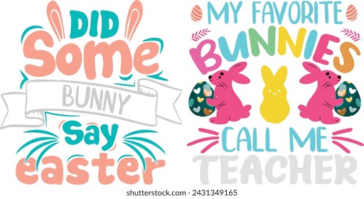 easter tshirt design, easter egg illustration bundle