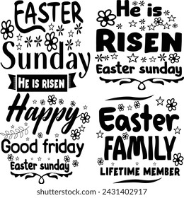 easter tshirt design, easter egg illustration bundle
