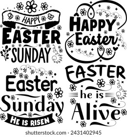 easter tshirt design, easter egg illustration bundle
