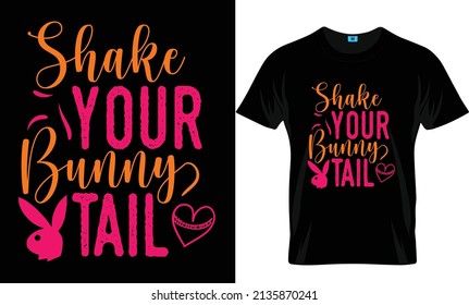 Easter t-shirt design and template