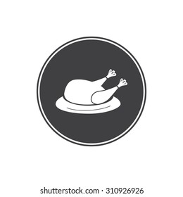 Easter turkey icon