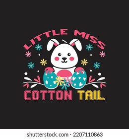 Easter Typography T-Shirt Design Vector File