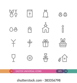 Easter universal icon