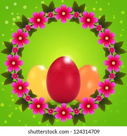 Easter vector background