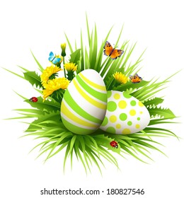 Easter vector background