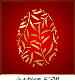 Easter vector card