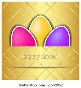 Easter vector card