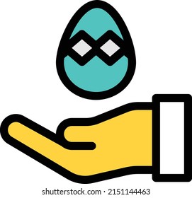 icono de la línea de color del vector de aceleración