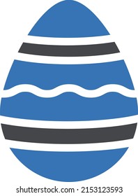 easter vector glyph color icon