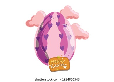 Easter Vector Icon Egg Illustration