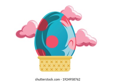 Easter Vector Icon Egg Illustration