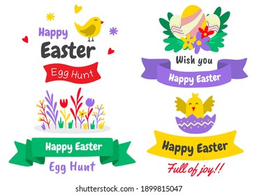 Easter Vector illustration for banner, poster, flyer