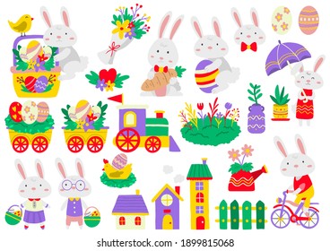 Easter Vector illustration for banner, poster, flyer