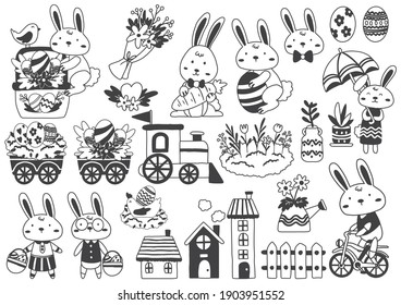 Easter Vector illustration for banner, poster, flyer