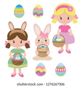 Easter vector illustration clip art 