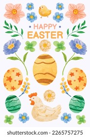 Easter Vector Illustration Design. Easter season.